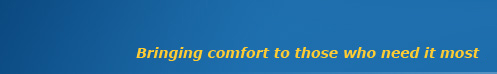 Bringing comfort to those who need it most